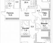 4-комнатная квартира площадью 187 кв.м, Малая Пироговская, 8 | цена 136 979 010 руб. | www.metrprice.ru