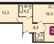 2-комнатная квартира площадью 64.3 кв.м, Ивановская ул., 2В | цена 6 000 000 руб. | www.metrprice.ru