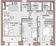 2-комнатная квартира площадью 85.5 кв.м, Старокрымская улица, 13с1 | цена 47 470 000 руб. | www.metrprice.ru