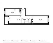 2-комнатная квартира площадью 65.4 кв.м,  | цена 8 175 000 руб. | www.metrprice.ru