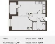 1-комнатная квартира площадью 41 кв.м в ЖК "Триумф-Палас", Головинское ш., 5 | цена 8 048 100 руб. | www.metrprice.ru