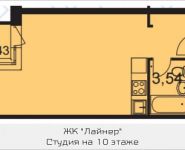 1-комнатная квартира площадью 34 кв.м, Ходынский бул., 2С1 | цена 5 785 100 руб. | www.metrprice.ru