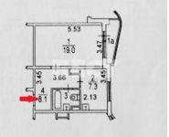 1-комнатная квартира площадью 38 кв.м, Главмосстроя ул., 22к1 | цена 5 650 000 руб. | www.metrprice.ru