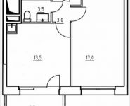 1-комнатная квартира площадью 38.2 кв.м в ЖК "Грани", улица Энергетиков, 6 | цена 4 889 600 руб. | www.metrprice.ru