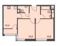 2-комнатная квартира площадью 58.1 кв.м, Спасская Б. ул, 4с1 | цена 17 662 400 руб. | www.metrprice.ru