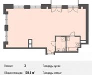 3-комнатная квартира площадью 108 кв.м, Люсиновский 3-й пер., 1 | цена 32 364 375 руб. | www.metrprice.ru