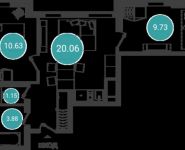 3-комнатная квартира площадью 45.45 кв.м, Железнодорожный пер, 7к1 | цена 5 317 650 руб. | www.metrprice.ru