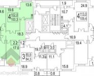 4-комнатная квартира площадью 105.9 кв.м, улица Дмитрия Ульянова, 6к1 | цена 19 250 000 руб. | www.metrprice.ru