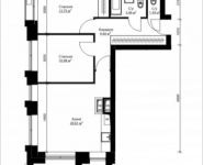 2-комнатная квартира площадью 58 кв.м, Донецкая ул., 30С1 | цена 7 601 125 руб. | www.metrprice.ru