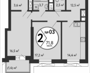 2-комнатная квартира площадью 71.8 кв.м, Рогожский Вал, 11, корп.1 | цена 23 421 878 руб. | www.metrprice.ru