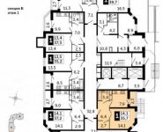 1-комнатная квартира площадью 35.7 кв.м, Северное ш., 4 | цена 1 974 210 руб. | www.metrprice.ru