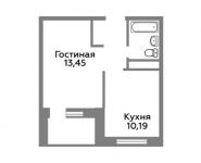 1-комнатная квартира площадью 32.8 кв.м,  | цена 2 868 203 руб. | www.metrprice.ru