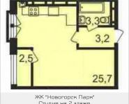 1-комнатная квартира площадью 34 кв.м, Ивановская, 8Д | цена 3 123 000 руб. | www.metrprice.ru
