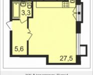 1-комнатная квартира площадью 36 кв.м, Ивановская, 3Г | цена 3 094 000 руб. | www.metrprice.ru