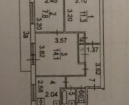 3-комнатная квартира площадью 52 кв.м, Туристская улица, 2к5 | цена 8 800 000 руб. | www.metrprice.ru