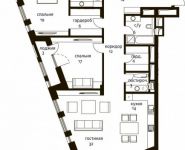 3-комнатная квартира площадью 141 кв.м, Усачева ул., 11 | цена 70 496 000 руб. | www.metrprice.ru