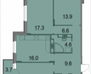 3-комнатная квартира площадью 91 кв.м, 9 мая, 12Б | цена 7 990 400 руб. | www.metrprice.ru