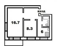 2-комнатная квартира площадью 42 кв.м, Волковская ул., 9 | цена 4 400 000 руб. | www.metrprice.ru
