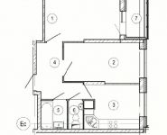 2-комнатная квартира площадью 47.3 кв.м, бульвар Космонавтов, 7 | цена 4 181 670 руб. | www.metrprice.ru