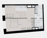 1-комнатная квартира площадью 48 кв.м, Береговой пр., 4 | цена 8 412 250 руб. | www.metrprice.ru