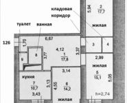 3-комнатная квартира площадью 88 кв.м, Ленина, 8 | цена 5 500 000 руб. | www.metrprice.ru