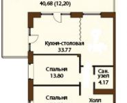 2-комнатная квартира площадью 86.8 кв.м,  | цена 9 984 000 руб. | www.metrprice.ru