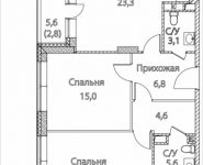 3-комнатная квартира площадью 80 кв.м, Юго-Восточный административный округ, район Лефортово, жилой квартал Символ, к4 | цена 16 297 500 руб. | www.metrprice.ru