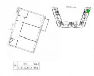 2-комнатная квартира площадью 69 кв.м, Шеногина ул., 1 | цена 24 046 800 руб. | www.metrprice.ru