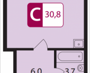 1-комнатная квартира площадью 30.8 кв.м в ЖК "PerovSky", Шоссе Энтузиастов, вл. 88, корп.3 | цена 4 881 800 руб. | www.metrprice.ru