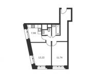 2-комнатная квартира площадью 48.1 кв.м,  | цена 5 590 137 руб. | www.metrprice.ru