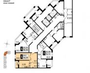 1-комнатная квартира площадью 38.3 кв.м, Северное шоссе, 10 | цена 2 060 000 руб. | www.metrprice.ru