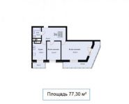 2-комнатная квартира площадью 74.7 кв.м, Жуковского ул., 25 | цена 6 185 000 руб. | www.metrprice.ru