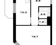 1-комнатная квартира площадью 44.8 кв.м, Маковского ул. | цена 4 540 000 руб. | www.metrprice.ru