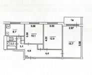 3-комнатная квартира площадью 62 кв.м, 4-й мкр, К433 | цена 6 500 000 руб. | www.metrprice.ru