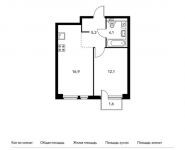 1-комнатная квартира площадью 38.8 кв.м,  | цена 6 813 280 руб. | www.metrprice.ru