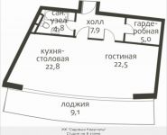 1-комнатная квартира площадью 71 кв.м, Ефремова ул. | цена 41 886 660 руб. | www.metrprice.ru