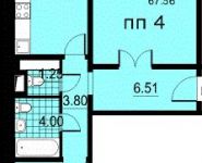 2-комнатная квартира площадью 67 кв.м, Кутузовская ул., 35 | цена 6 100 000 руб. | www.metrprice.ru