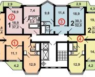 3-комнатная квартира площадью 73.6 кв.м, улица 9 Мая, 21 | цена 6 035 000 руб. | www.metrprice.ru