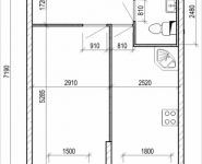 1-комнатная квартира площадью 37.7 кв.м, бульвар Космонавтов, корп.14 | цена 3 042 280 руб. | www.metrprice.ru