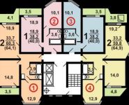 2-комнатная квартира площадью 64 кв.м, Защитников Москвы просп., 14 | цена 5 900 000 руб. | www.metrprice.ru