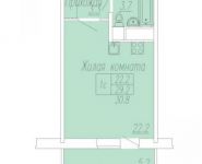 1-комнатная квартира площадью 30 кв.м, 2-я Институтская улица, 31 | цена 3 000 000 руб. | www.metrprice.ru