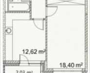 1-комнатная квартира площадью 42.2 кв.м, Лазоревый пр., 3 | цена 9 906 068 руб. | www.metrprice.ru