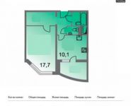 1-комнатная квартира площадью 44 кв.м, Родионова ул., 4 | цена 5 588 770 руб. | www.metrprice.ru