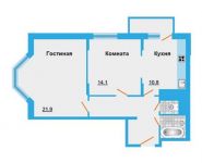 2-комнатная квартира площадью 61.9 кв.м, улица Некрасова, 8 | цена 4 375 800 руб. | www.metrprice.ru