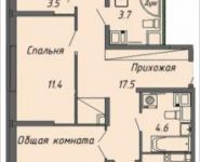 3-комнатная квартира площадью 91 кв.м, Ленинский проспект, 16 | цена 7 447 440 руб. | www.metrprice.ru