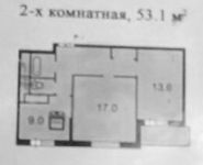 2-комнатная квартира площадью 55 кв.м, Славянский бульвар, 9к6 | цена 18 600 000 руб. | www.metrprice.ru