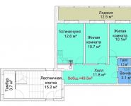 2-комнатная квартира площадью 50 кв.м, Заря ул., 3 | цена 3 603 000 руб. | www.metrprice.ru