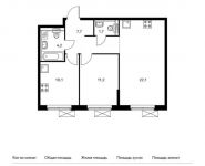 2-комнатная квартира площадью 57 кв.м,  | цена 5 232 600 руб. | www.metrprice.ru