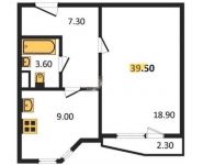 1-комнатная квартира площадью 39.5 кв.м, Грайвороновский 2-й пр. | цена 5 816 000 руб. | www.metrprice.ru