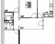 3-комнатная квартира площадью 75 кв.м, Муравская 2-я ул., 7 | цена 8 155 102 руб. | www.metrprice.ru